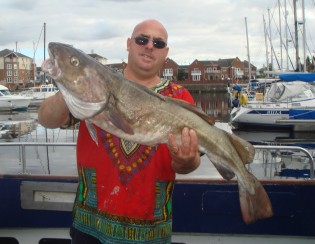 Brian and 22LB Cod